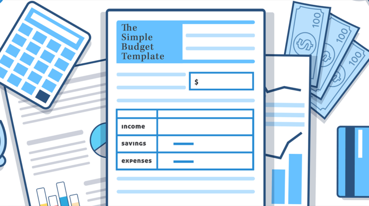 Simple Fill-In-The-Blank Budget Template